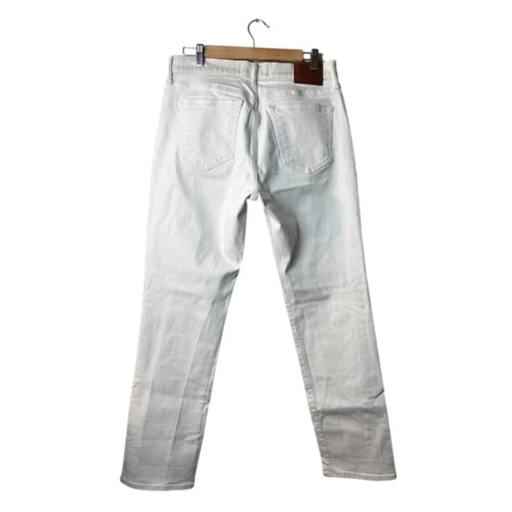 Abercrombie Fitch Men Cream Jeans 30x34 Athletic Slim Straight Normcore Mallcore
